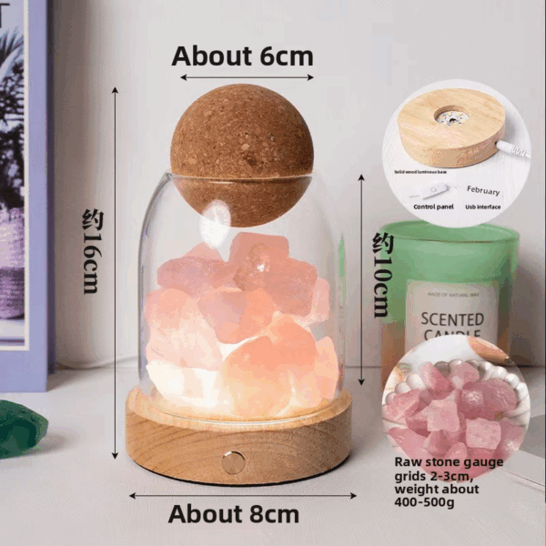 Natural mineral crystal fragrance