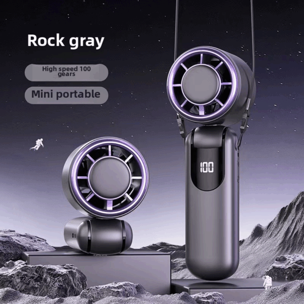 Folding refrigeration high-speed portable fan