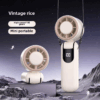 Folding refrigeration high-speed portable fan