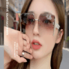 Advanced square frameless sunglasses