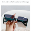 Advanced square frameless sunglasses