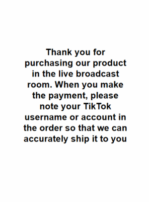 Purchase items in the live broadcast room