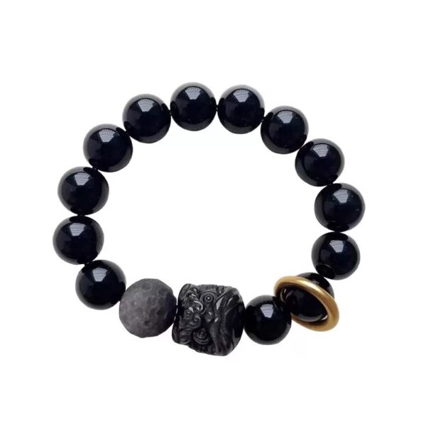 Obsidian bracelet